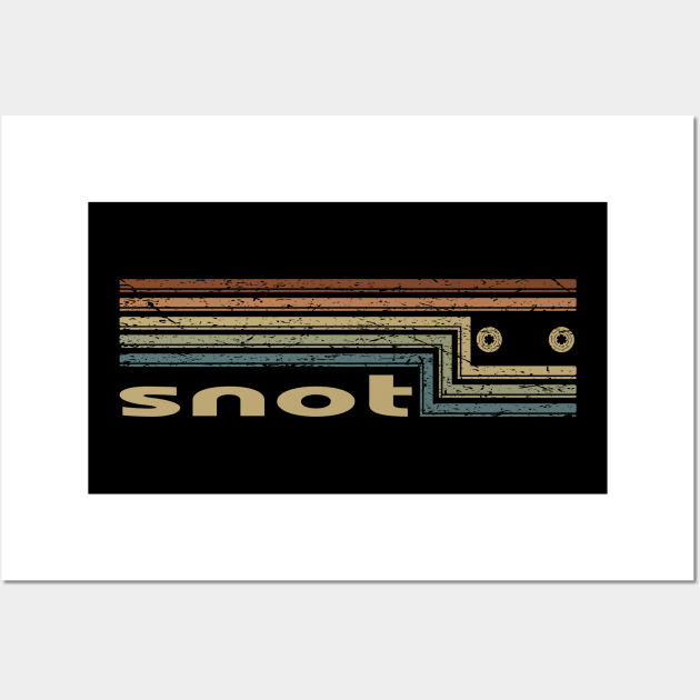 Snot Cassette Stripes Wall Art by casetifymask